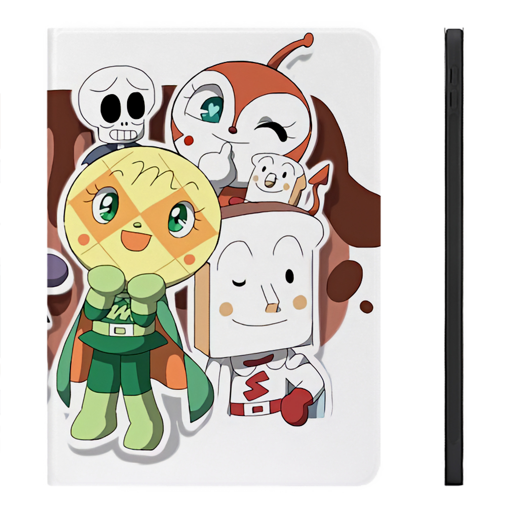 （画像用） アンパンマン Anpanman IPadケース ペンホルダー付き ブックスタイルデザイン